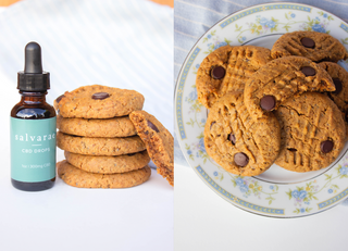 Peanut Butter Chocolate Chip Cookies with Cinnamon CBD