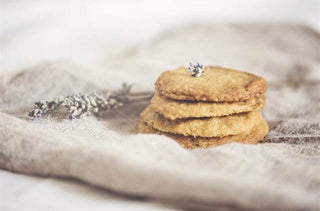 Tahini Lavender CBD Cookies
