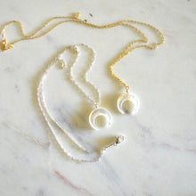 Crescent Mother Of Pearl Necklace