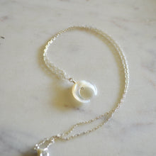 Crescent Mother Of Pearl Necklace