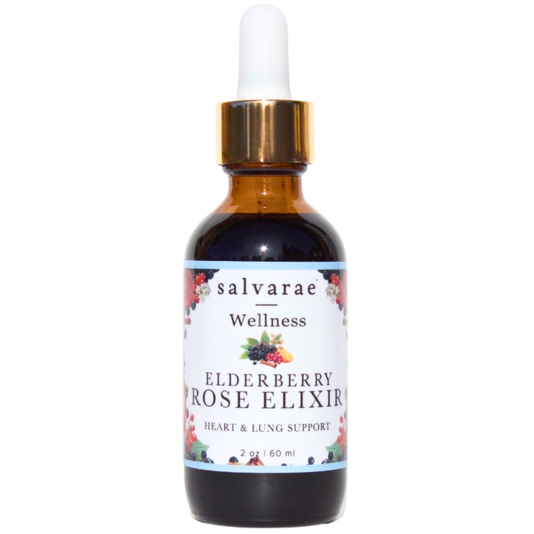 Elderberry Rose Elixir - Heart & Lung Support
