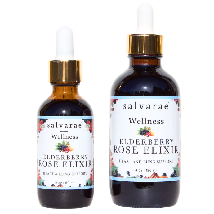 Elderberry Rose Elixir - Heart & Lung Support