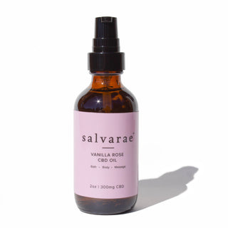 Vanilla Rose CBD Oil - Bath, Body, & Massage